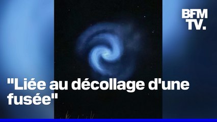 Une mystérieuse spirale bleue aperçue dans le ciel de plusieurs régions de France