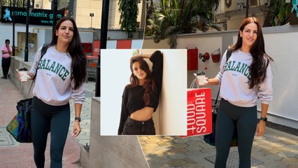 Nataša Stanković The Serbian Star Gets Clicked In Mumbai (India) Post Her Sporty Gym Session!