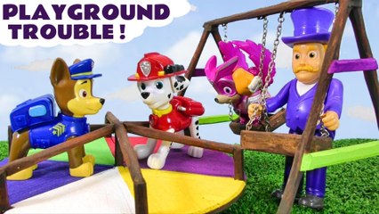 The Paw Patrol Pups have Trouble in the Playground with the Kitty Crew