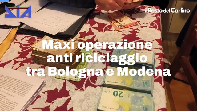Maxi operazione anti riciclaggio tra Bologna e Modena, il video