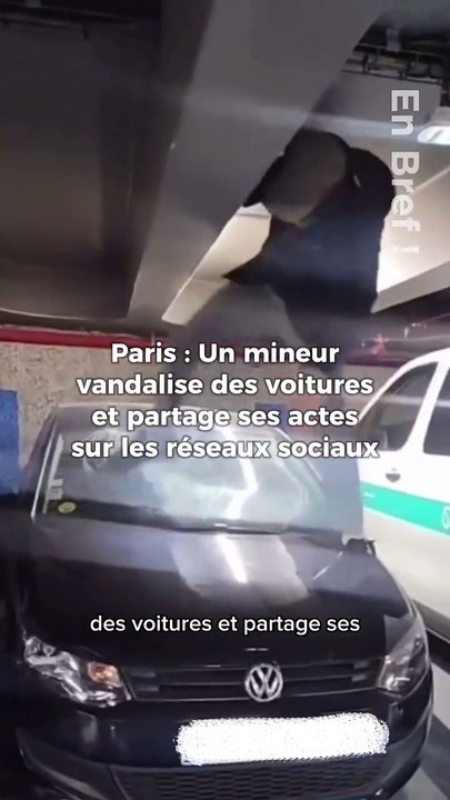 Un mineur vandalise des voitures et partage ses actes sur réseaux sociaux
