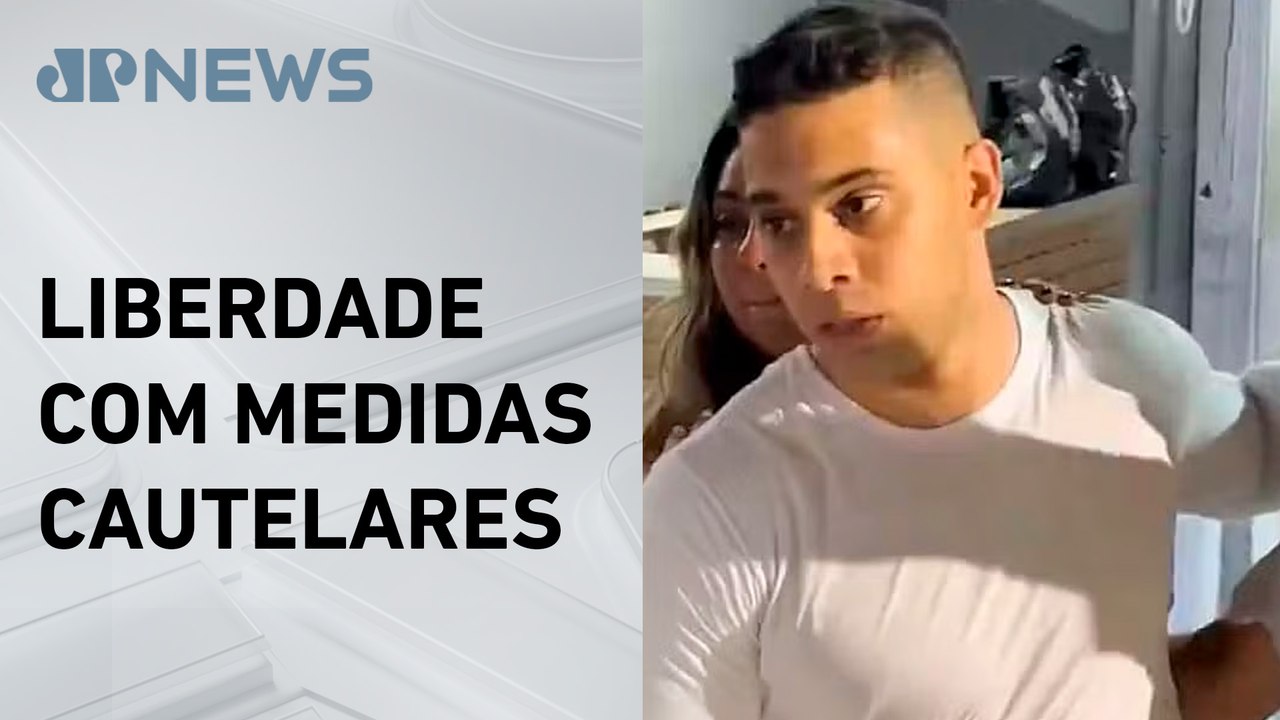 Gabriel Monteiro coloca tornozeleira eletrônica após deixar cadeia