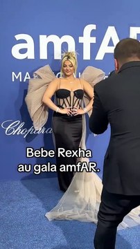 Bebe Rexha au gala AmfAR.