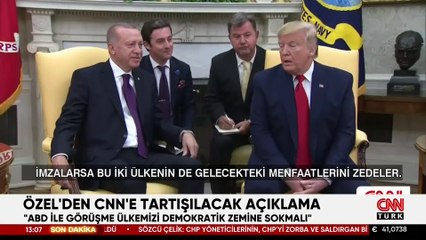 Özgür Özel'den CNN'e tartışılacak açıklama: "ABD ile görüşme ülkemizi demokratik zemine sokmalı"