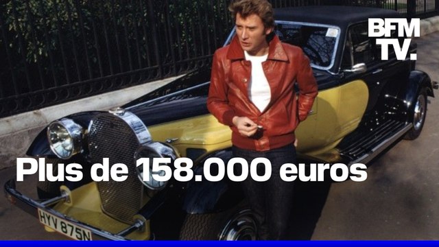 Une des voitures mythiques de Johnny Hallyday vendue pour 158.000 euros