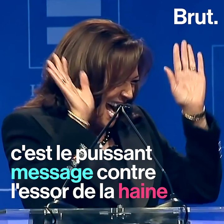 Le puissant message contre la haine de Kamala Harris