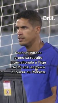 Raphaël Varane prend sa retraite internationale à 29 ans.