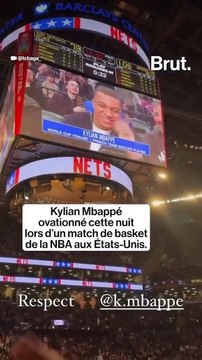 Kylian Mbappé ovationné lors d’un match de NBA aux États-Unis