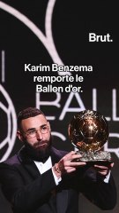 Karim Benzema remporte le Ballon d’or