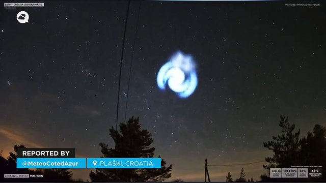 A strange spiral of light illuminates the skies over Europe! It originated from the launch of a SpaceX Falcon 9 rocket
