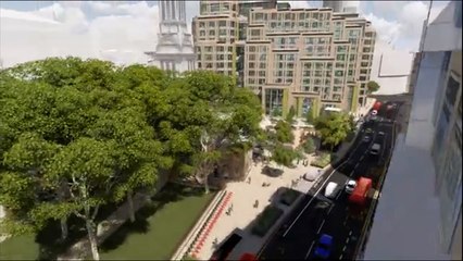 Fly-through plan of Destination City Initiative by City of London