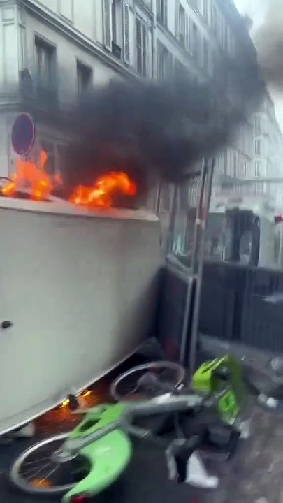 Manifestation après un attentat contre des Kurdes à Paris.