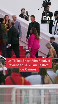 Deuxième édition du TikTok Short Film Festival à Cannes dans le cadre du partenariat entre TikTok et le Festival de Cannes pour 2023.