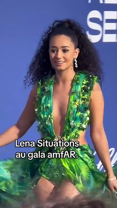 Léna Situations au gala AmfAR.