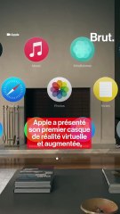 Apple a présenté son premier casque de réalité virtuelle et augmentée.