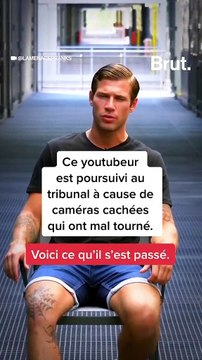Le youtubeur La Menace est poursuivi au tribunal à cause de caméras cachées qui ont mal tourné.