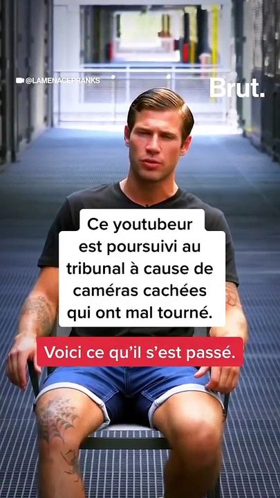 Le youtubeur "La Menace" est poursuivi au tribunal à cause de caméras cachées qui ont mal tourné.