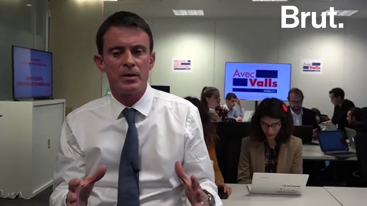 La position de Manuel Valls sur le revenu universel