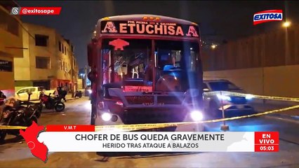 Villa María del Triunfo: Bus del 'Chino' fue atacado a balazos con pasajeros a bordo