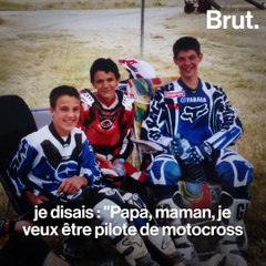 Axel Allétru, paraplégique après un accident motocross