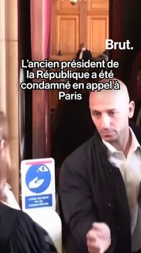 Nicolas Sarkozy a été condamné en appel à trois ans de prison.