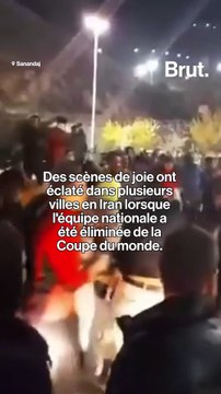 Iran-USA : des Iraniens célèbrent la défaite de leur équipe