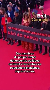 Des membres du peuple Krahô dénoncent la politique du Brésil à l’encontre des populations indigènes.