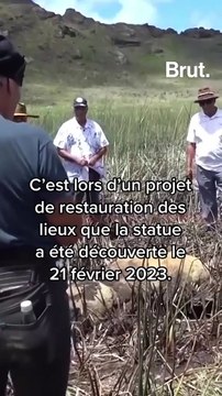 Une nouvelle statue découverte sur l’Île de Pâques.