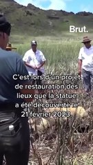 Une nouvelle statue découverte sur l’Île de Pâques.