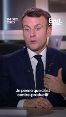 Covid-19 : Emmanuel Macron ne croit pas à la "vaccination obligatoire"