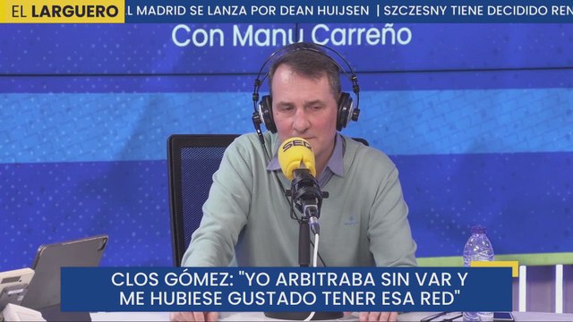 Clos Gómez responde en 'El Larguero' a las críticas de Arrasate y Marcelino al VAR: Demuestra un desconocimiento absoluto
