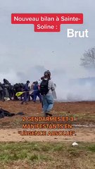 Nouveau bilan après les graves affrontements à Sainte-Soline.