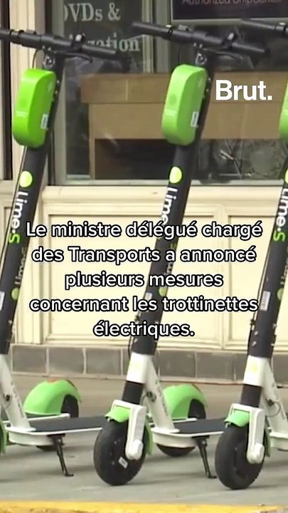 Clément Beaune, a annoncé plusieurs mesures concernant les trottinettes électriques.