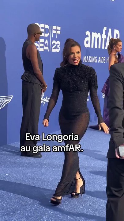 Eva Longoria au gala AmfAR.
