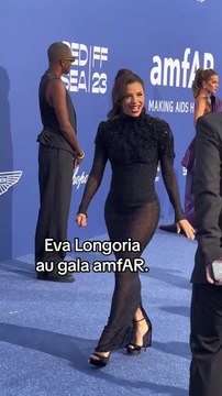 Eva Longoria au gala AmfAR.