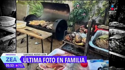 Última foro de la familia Martínez, víctima del accidente en Santiago, Nuevo León