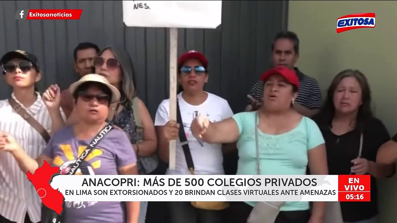 Más de 500 colegios privados en Lima Metropolitana son víctimas de extorsión, según Anacopri