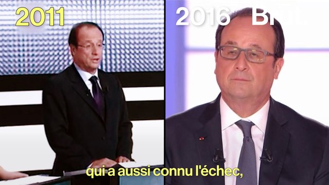 Le François Hollande de 2011 VS le François Hollande de 2016