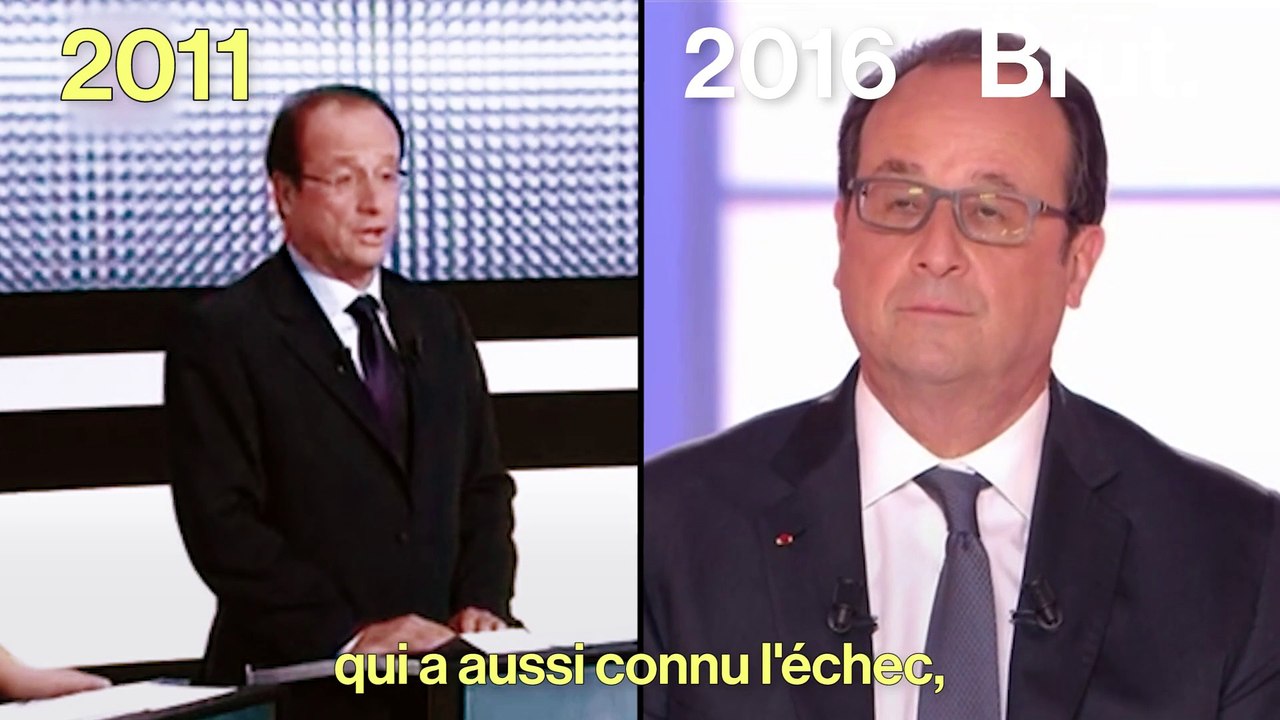 Le François Hollande de 2011 VS le François Hollande de 2016
