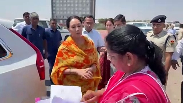 पचपदरा में डिप्टी CM दीया कुमारी ने हाईवे निर्माण में देरी पर जताई नाराजगी