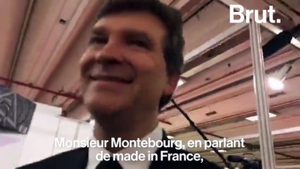 Arnaud Montebourg au salon du Made in France