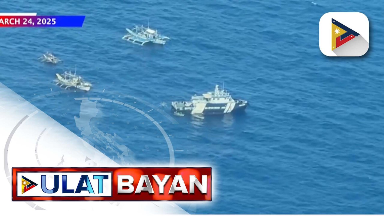 Floating barrier na inilagay ng Tsina sa bisinidad ng Bajo de Masinloc, kita pa rin
