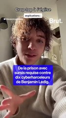 De la prison avec sursis requise contre dix cyberharceleurs de Benjamin Ledig.