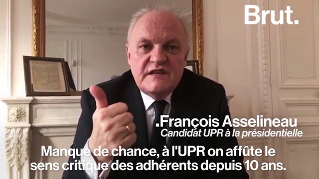Souvent accusé de complotisme, François Asselineau répond à Brut
