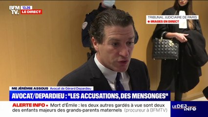 "Toutes ces accusations ne sont que mensonges", déclare l'avocat de Gérard Depardieu
