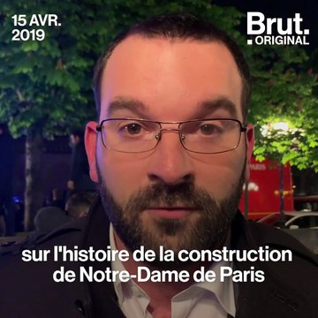 L'émotion du responsable des guides bénévoles de Notre-Dame de Paris