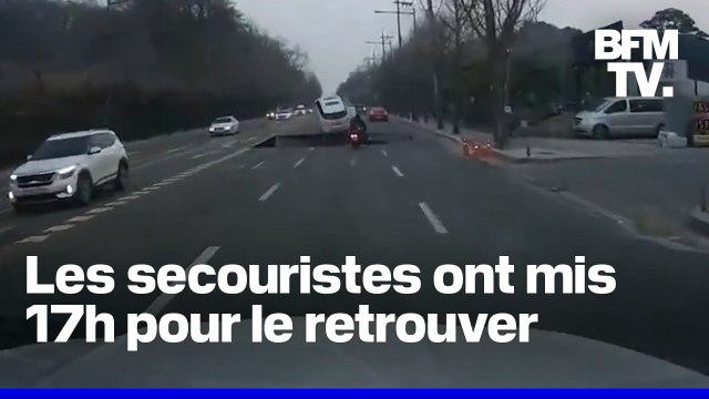 Corée du Sud: un motard fait une chute fatale dans un trou de 20 mètres de profondeur