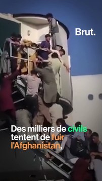 Chaos à l'aéroport de Kaboul après le retour des talibans