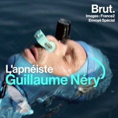 L'impressionnant entraînement de l'apnéiste Guillaume Néry