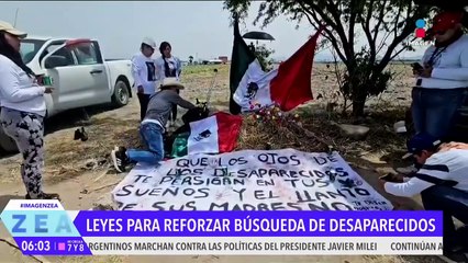 Claudia Sheinbaum presenta proyectos de reforma para fortalecer la búsqueda de personas desaparecidas